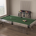 Billiard room Billiard table 3d model