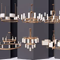 New Chinese Chandelier 3d model