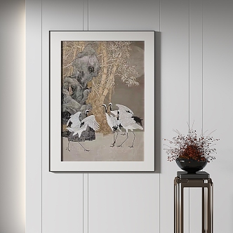 New Chinese Decorative Painting 3d model