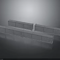 Industrial Metal Equipment With Rectangular Structure And Parallel Reflective Surfaces