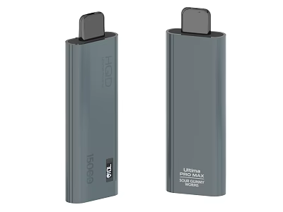 Two Grey Li ion Battery Power Banks With 5000mAh Capacity And DC 5V 2A Output 3d model