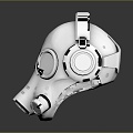 Gas Mask Science Fiction Gas Mask Gas Mask Respirator Breathing Mask Biochemical Mask Science Fiction Mask 3d model