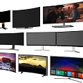 Various SAMSUNG Curved 4K UHD Smart TV Models With Scenic Displays
