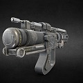 Science Fiction Rifle Explosive Rifle Future Weapon 3d model