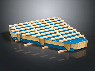 Wooden Pallet Pallet Logistics Pallet Warehouse Pallet Wooden Pallet Crane Base Warehouse Items 3d model