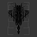 Gray Camouflage Fighter Jet With Missiles Under Wings Tail Insignia And Transparent Cockpit