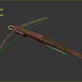 Crossbow Mechanical Crossbow Shift Bow and Arrow Shoot Far Equipment Weapons High-tech Crossbow 3d model
