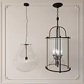 Unique Shaped Pendant Lights Featuring Transparent Glass And Metal Frame Designs For Contemporary Home Decor