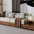 Wind double sofa 3d model