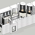 TOMIND Private Custom Wedding Dress Storefront With Bridal Gown Displays And Windows