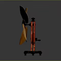 High Performance Computer Cooling Fan With Yellow Blades Black Base And Red Center