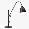 Dark Toned Floor Lamp With Adjustable Arm And Minimalist Design