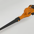 Industrial Electric Handheld Blower with Orange and Black Design for Efficient Cleaning Tasks 3d model