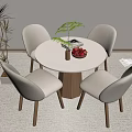 Modern Negotiation Tables and Chairs 3d model
