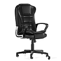 Modern Home Office Table And Chair Set With Ergonomic Leather Seat And Metal Frame