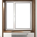 Window casement radiator 3d model