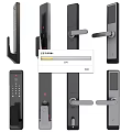 Different Styles Of Smart Door Locks With Digital Keypads And Handles