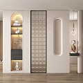 Entrance aisle partition 3d model