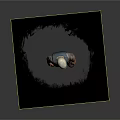 Modern game character worker European worker mechanic builder 3d model
