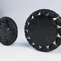 Different Types of Electronic Appliance Wheels with Robotic Design and Mechanical Components