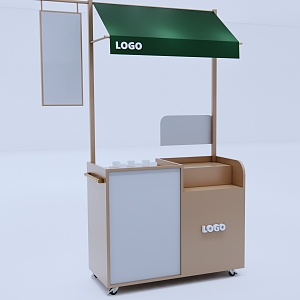 Mobile Retail Booth 3d model