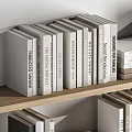 Modern Books 3d model