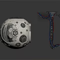 Mechanical Spherical Module And Cable Equipped Structure With Metallic Components