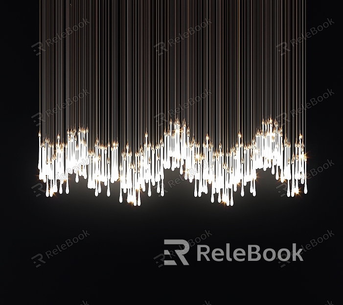 Light Luxury Crystal Chandelier Lobby Crystal Chandelier model