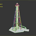 Modern Lighthouse Old Lighthouse Vintage Lighthouse Items 3d model