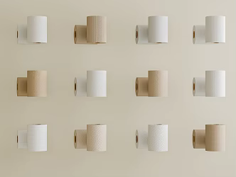 Tissue paper roll paper 3d model