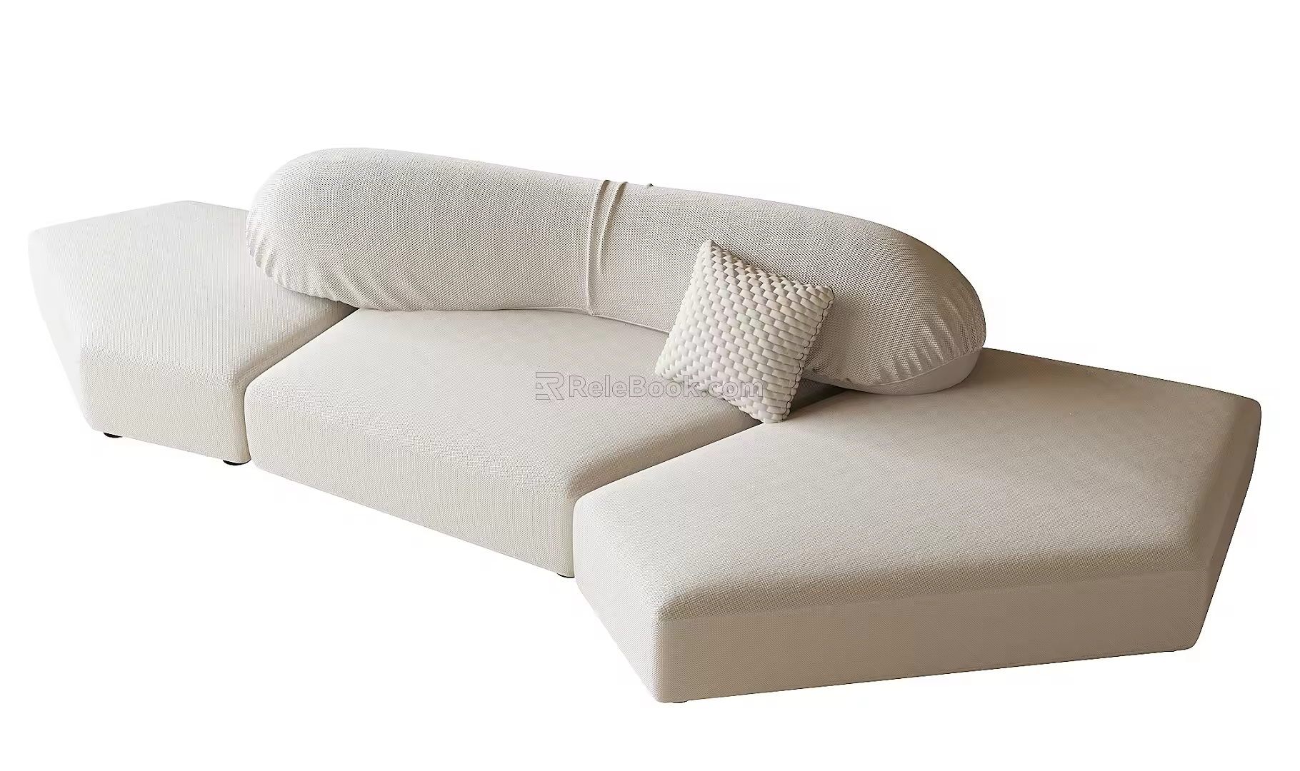 Modern Multiplayer Sofa Casual Sofa 3d model