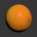 Fresh Bright Yellow Orange With Smooth Textured Skin On Black Background And Reflection