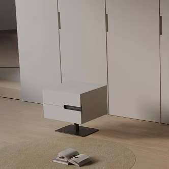 Modern Bedside Cabinet 3d model