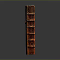 Ancient Leather Book With Red Black Patterns Intricate Carved Designs And Metal Clasps On Spine
