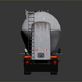 Functional Heavy Duty Tanker Trailer With Metal Tank And Multiple Wheels Design