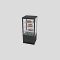 Commercial Glass Door Refrigerator Display With Shelves For Food And Beverages