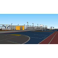 Basketball Court Floor Designs With Multiple Colorful Layouts And Markings