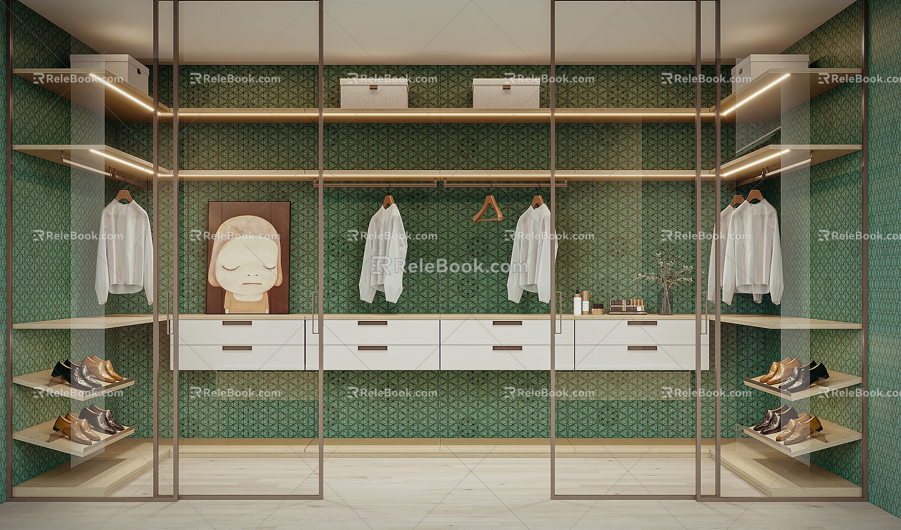 Cloakroom 3d model