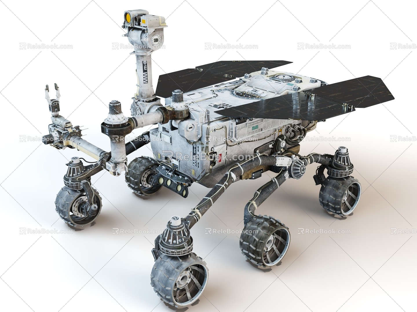 Space Machine Space Vehicle Solar Space Vehicle Space Vehicle Lunar Rover Rover 3d model