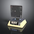 Professional Electronic Testing Device With Digital Display Screen And Stable Beige Base