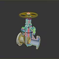 Heavy Duty Flanged Stainless Steel Industrial Gate Valve With Handwheel For Pipelines