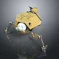 Robot Spider Robot Mecha Spider Science Fiction Spider Mechanical Spider Battery Spider Tower Defense 3d model