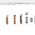 Building Components For High Rise Buildings With Various Structural Designs And Glass Facades