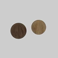 Natural Wooden Floor Surface With Smooth Wooden Sphere And Visible Grain Patterns