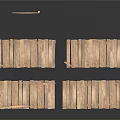 Rustic Wooden Pallets Collection With Multiple Planks And Small Wooden Board