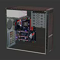 Modern mainframe chassis enclosure high-end chassis 3d model