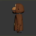 Monkey Cartoon Monkey Anime Monkey Stylized Monkey Fantasy Style Monkey Toy 3d model