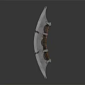 Traditional Curved Bladed Weapons With Decorative Handles And Sharp Edges