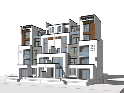 Shower Sauna Facilities In Modern Multistory Apartment Building Interior Design And Layout 3d model