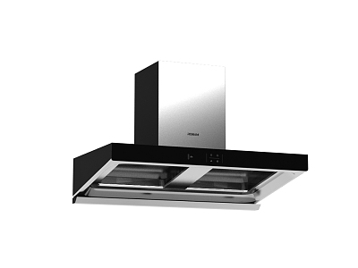 Modern hood range hood 3d model